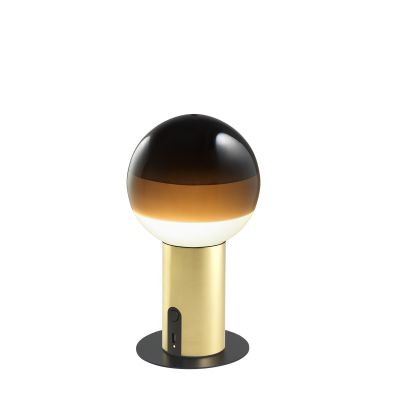 Sockelscheibe aus Metall für Marset Dipping Light Portable Akkuleuchte, Tischleuchte, modernes Design.